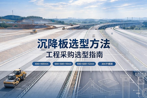 信州沉降板选择方法