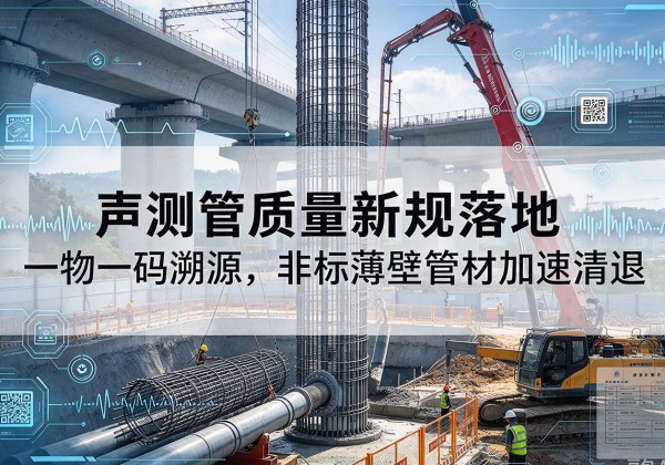 信州声测管质量新规落地，一物一码溯源，非标薄壁管材加速清退