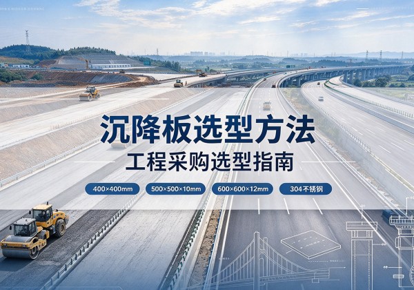 信州沉降板选择方法